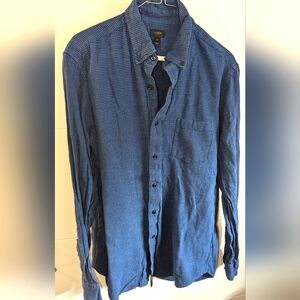 Medium J Crew Flannel Long Sleeve Shirt
